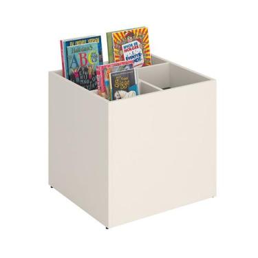 Imagem de Expositor De Livros E Discos Biblioteca Boston 100% Mdf (Livreiro Orga