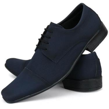 Imagem de Sapato Social Masculino Com Cadarço Linha Nobuck Bico Fino - San Loren