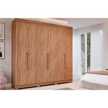 Imagem de Guarda Roupa 6 Portas e 6 Gavetas Guarapari Cinamomo - Panan
