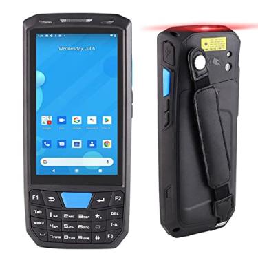 Imagem de RUGLINE Scanner Android 13 2D, 4,5 polegadas portátil robusto PDA sem fio WiFi 4G LTE, scanner de código de barras de 4 GB + 64 GB com teclado, equipado com scanner de código QR Honeywell N6703 1D 2D