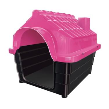 Imagem de Casinha Cachorro Grande/Médio N5 Casa Pet Com Proteção Raios UV(ROSA,SEM COLCHONETE)