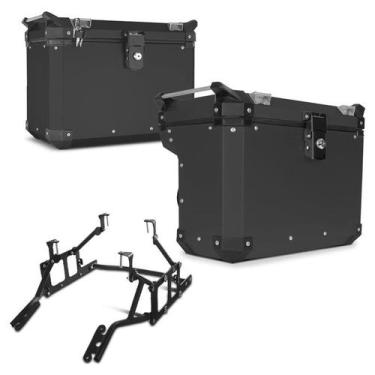 Imagem de Kit Baús Laterais com Desvio + Suporte Gs 1200 Premium - SUPER ADVENTU
