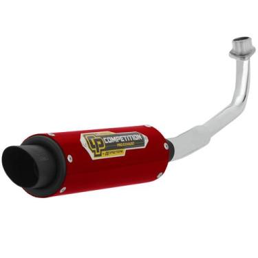 Imagem de Escapamento Competition Pro Tork Curva Cromada Moto Honda Biz 125 2011