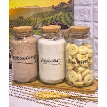 Imagem de Cantinho do Café, 3 Potes 810ml  Achocolatado, Açúcar, Biscoito, Café,