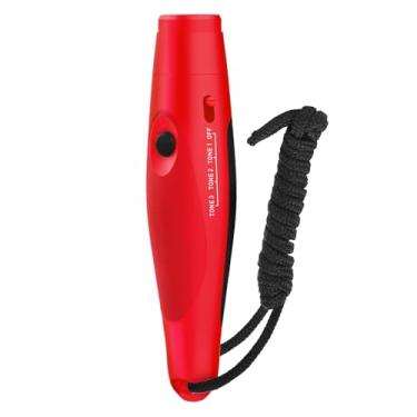 Imagem de Apito Elétrico - 3 Níveis de Tom e Volume,Apito de Árbitro Portátil de Mão com Cordão para Desportos Treino de Treinadores Treino de Cães Sobrevivência ao Ar Livre Caminhada e Campismo