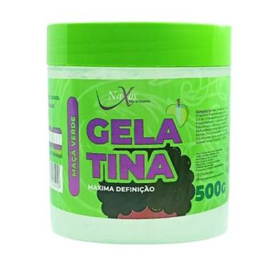 Imagem de Gelatina Hidratação Definição De Cachos E Volume Maçã Verde 500g Naxos