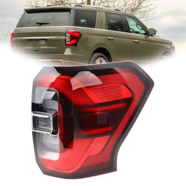 Imagem de YEQSHNG Luz traseira tipo LED com acabamento vermelho adequado para Ford Expedition Limited 2022-2024 lado direito do passageiro luz traseira substituição para NL1B-13B504-BD N11Z13404B
