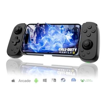 Imagem de Crotrain Wireless Gamepad Controller for iPhone 17/16/15/14/iPad/iOS/Galaxy S25/24/23/Android/Tablet, Phone Game Controller for Xbox Cloud Gaming/PS Remote Play/Call of Duty Mobile/Genshin/Roblox