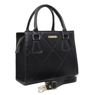 Imagem de Bolsa Feminina Transversal Pequena Verônica com Ajuste (Preta)