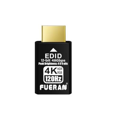 Imagem de Plugue fictício HDMI 2.1 4K 120Hz – Emulador de tela virtual de alta resolução para PC, fones de ouvido VR e mineração de criptomoeda EDID adaptador de exibição fantasma sem cabeça (2.1-4K/120Hz-HDR