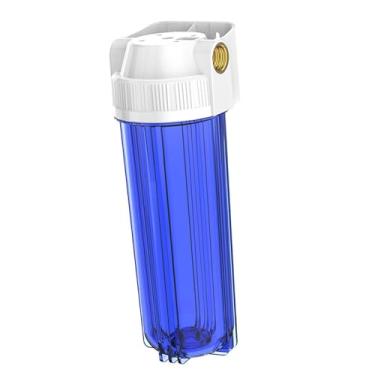 Imagem de Fenteer Garrafa com filtro de água profissional à prova de vazamento para filtro de 10 polegadas, 6 Fios com Placa