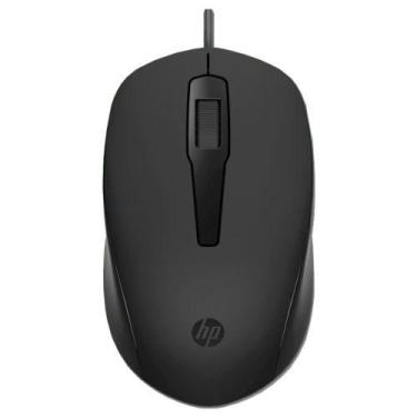 Imagem de Mouse com Fio HP 150 - 240J6AA ABM Preto Bivolt - HP Acessorios