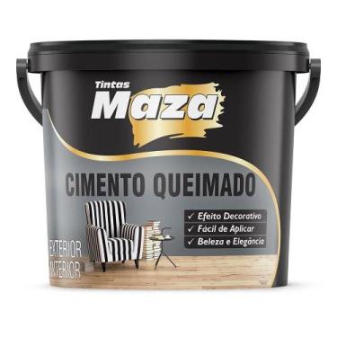 Imagem de Revestimento Cimento Queimado Platina 23kg - MAZA
