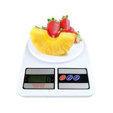 Imagem de Balança Digital de Cozinha 10 Kilos Precisão Receitas Dietas - TOP RIO