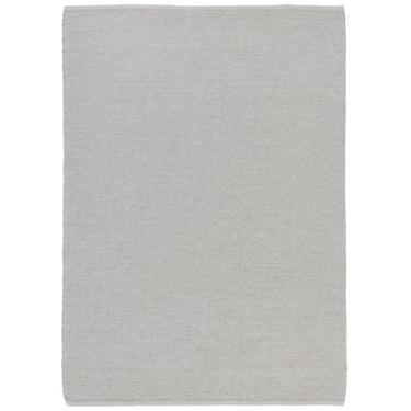 Imagem de Tapete de pipoca de malha grossa de algodão de lã - Tapete contemporâneo marfim para sala de estar e quarto (prata, 15 x 23)