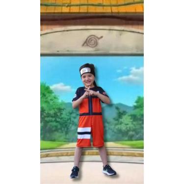 Imagem de Fantasia Temática Naruto com Bandana - Tecido 100% Poliéster - Fabulos