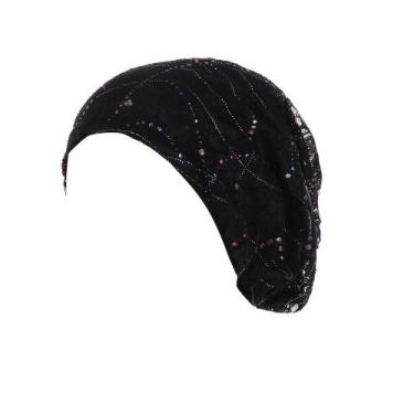 Imagem de Boné de quimioterapia feminina Chapéu muçulmano Tampão de cabeça color