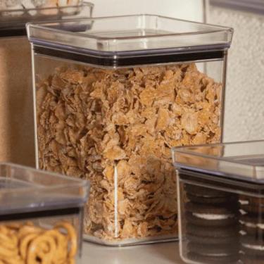 Imagem de Pote Hermético Quadrado 3.040ml Lumini Cristal Paramount