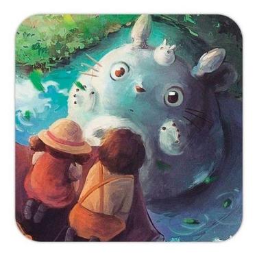 Imagem de Placa Quadro Decorativo 18x18 Cm Meu Vizinho Totoro Ghibli - Pomps Gee