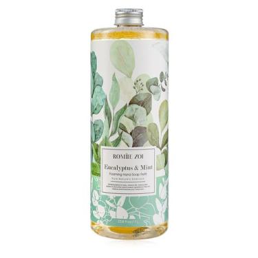 Imagem de Refil de sabonete espumante para mãos ROMIIE ZOI Eucalyptus & Mint 1L