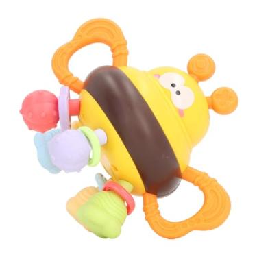 Imagem de Naroote O Brinquedo do Mordedor do bebê, Massagem da Goma Melhora O Brinquedo Sensorial 3 Em 1 da Dentição bebê para a Estimulação Auditiva