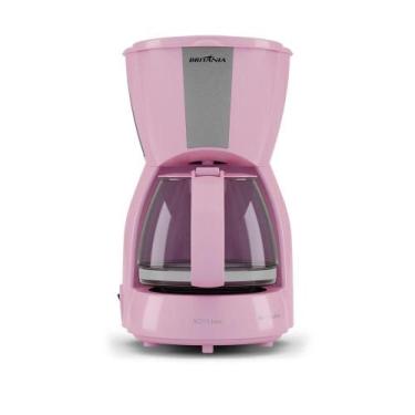 Imagem de Cafeteira Rosa Britânia BCF15 Inox 15 Xícaras 550W 220V, 220V