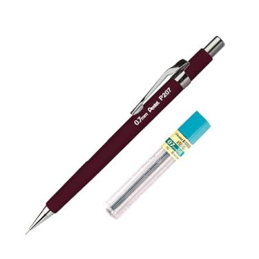 Imagem de Pentel Lapiseira P200 Cores Tradicionais Japonesas 0.7mm Ebitchá Vermelho + 1 Grafite SM/P207-JBM