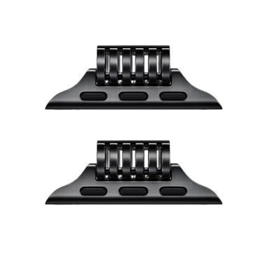 Imagem de Cangroo Conectores de pulseira de relógio compatíveis com pulseira para Apple Watch Ultra Series 1-11, adaptador de pulseira DIY com conta de metal para fazer joias, kit de acessórios de pulseira