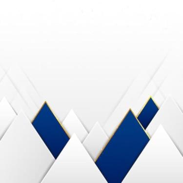 Imagem de Quadro Decorativo Paper Style Luxo com Detalhes Dourados - Arte Moderna para Parede 40x40cm