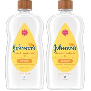 Imagem de Óleo de bebê Johnson's Shea e manteiga de cacau hipoalergênico 591ml -