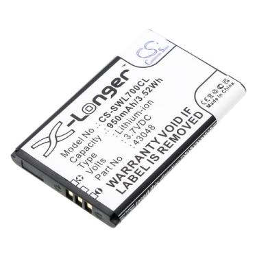 Imagem de 950mAh Telefone sem fio Bateria de substituição, Compatível com L7,SV 20405855