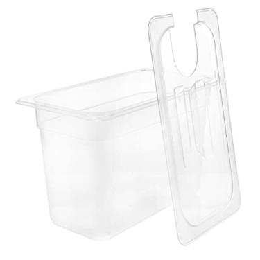 Imagem de Large Sous Vide Cooking Container Lid 6l Storage Box for Low-temperature Cooking Household Cooker Easy to Use
