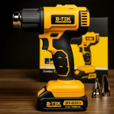 Imagem de Soprador Térmico Profissional 400w 2 Baterias Forte Resistente