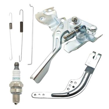 Imagem de RUURUU Kit de controle do acelerador para motor Honda GX140/GX160/GX200 - Haste reguladora e conjunto de mola de retorno OEM 16500-ZH8-823/16551-ZL0-000