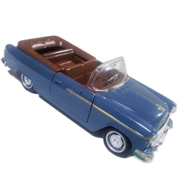 Imagem de Chevy Nomad 1955 Conversível Carrinho De Ferro Clássico Coleção 1:32 Carrinho de Ficção com Abertura de Portas (Azul)