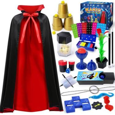 Imagem de Kit mágico PATIFEED Magic Set com fantasia de mágico para crianças de 