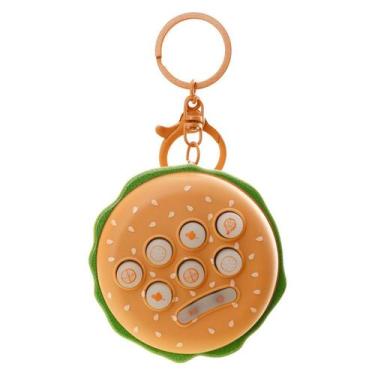 Imagem de Keychain Game Creative Mini Whac-A-Mole Burger Shape - yiweisai