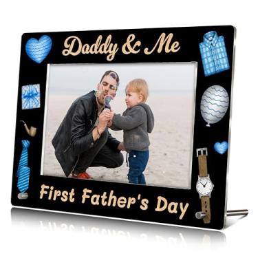 Imagem de HRIOROII Porta-retrato de cachorro para o dia dos pais, feliz dia dos pais, moldura acrílica para cães, papai, presentes engraçados para amantes de cães, dono de animais de estimação, presentes de pai