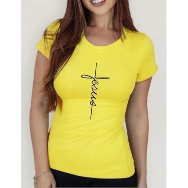 Imagem de Camiseta Camisa Adulto Feminina Masculina Algodão Gospel Moda Evangéli