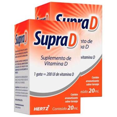 Imagem de Supra D Gotas com 20ml  Kit com duas unidades