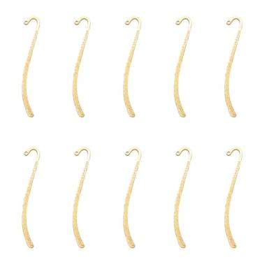 Imagem de Ruwado 20 pingentes de marcador de livro com furos de metal 8,5 x 0,54 cm pingentes vintage para mulheres, faça você mesmo, joias, colar, pulseiras, brincos, chaveiro, Natal, Ação de Graças