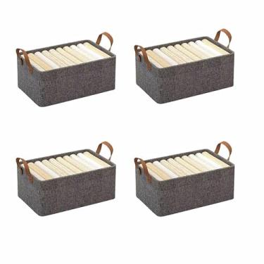 Imagem de Caixa Organizadora Flexível para Closet, Roupas, Cobertores e Casacos – Armário e Guarda-Roupa, Kit 1/3/5 Unidades(4)