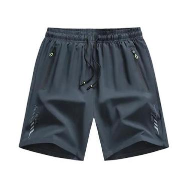 Imagem de Bermuda Esportiva Masculina De Secagem Rápida Para Corrida, Verão, Aca