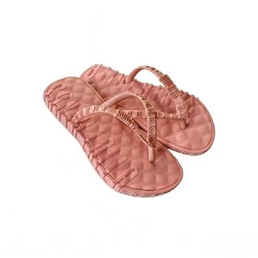 Imagem de Sapatos femininos elegantes em cores fluorescentes Ultra suaves, leves e confortáveis (33/34,Rosa Bebê)