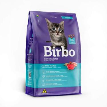 Imagem de Ração Birbo para Gatos Filhotes Sabor Carne e Frango - 15kg