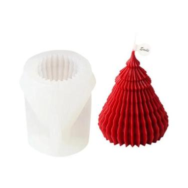 Imagem de Molde De Silicone Em Forma De Árvore De Natal Para Velas Estrela Cedro