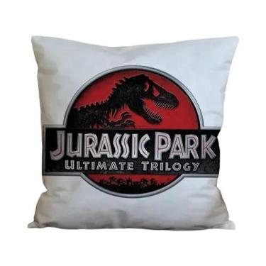 Imagem de Jurassic Park Dinosaur Imprimir Fronha, Pele De Pesseiro Almofada Capa