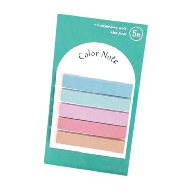 Imagem de oshhni Marcadores adesivos para páginas de anotações, ideais para arquivos, pastas, catálogos, revistas e documentos, Ciano