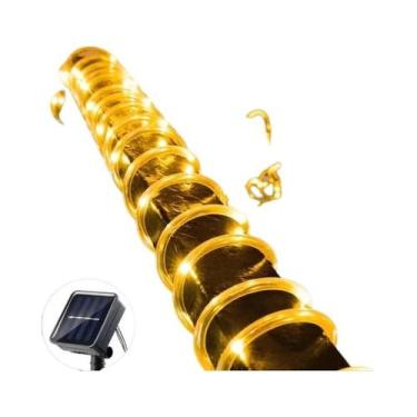Imagem de Luzes De Cordão LED Solares Para Decoração De Jardim, Cerca, Casamento