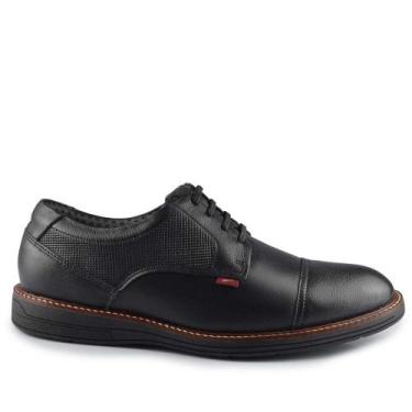 Imagem de Sapatênis Ferracini Masculino Kingston 6151, 40, Black